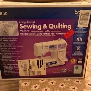 Brother Computerized Sewing Machine - White and Blue brand new never used
